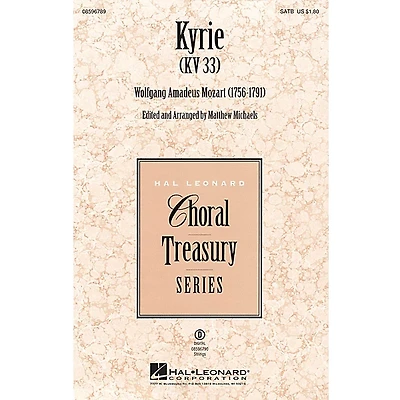 Hal Leonard Kyrie (KV33) SATB arranged by Matthew Michaels