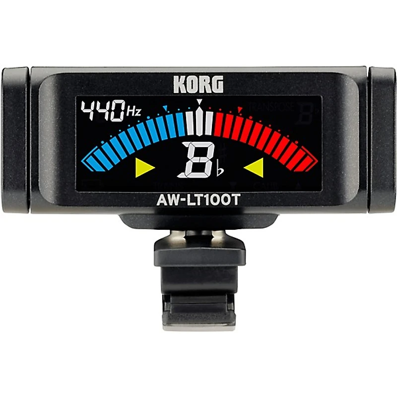KORG AW-LT100 Clip-On Trumpet Tuner Black