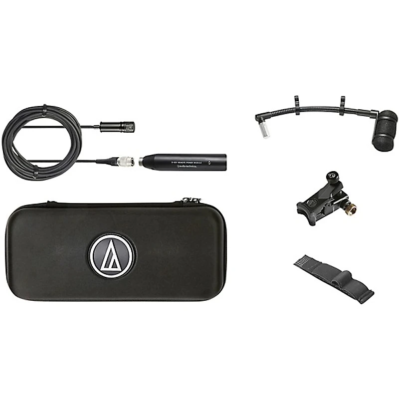 Audio-Technica ATM350U Cardioid Condenser Instrument Microphone with Universal Clip-on Mounting System (5" Gooseneck)