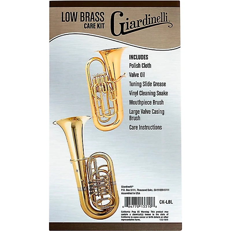 Giardinelli Low Brass Care Kit