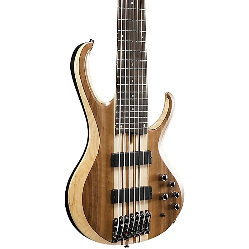 Ibanez BTB747 7-String Electric Bass Guitar Low Gloss Natural