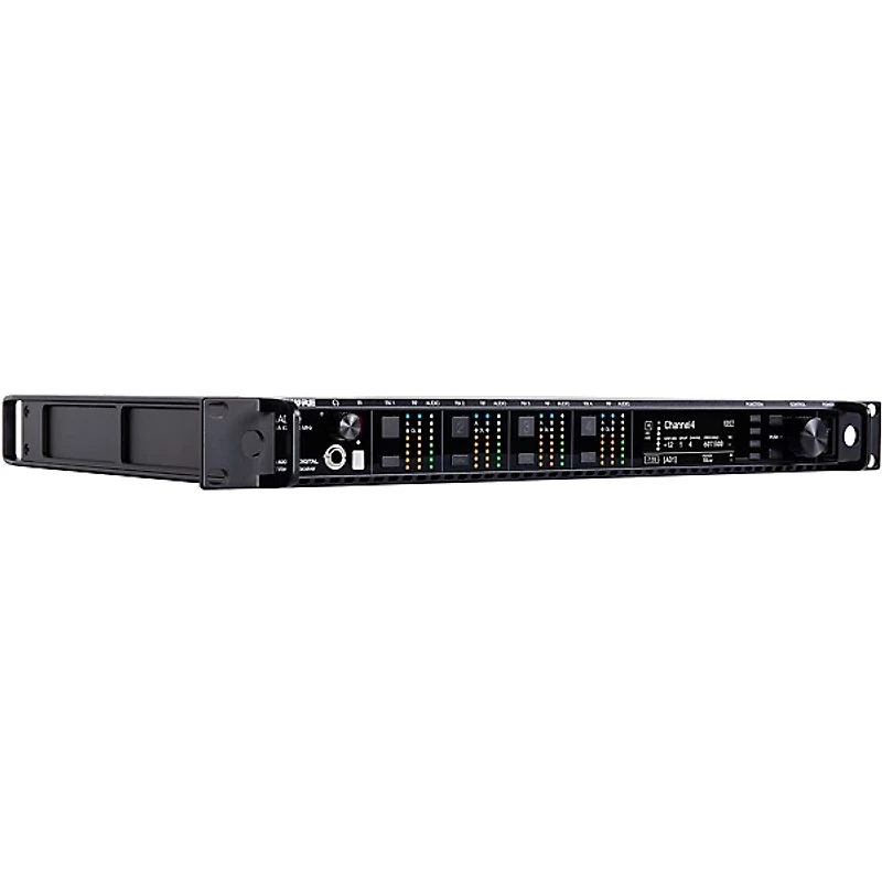 Shure Axient Digital AD4DNP Dual-Channel Receiver - Band 1, Black (Receiver Only) Band 1 Black