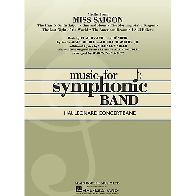 Hal Leonard Miss Saigon, Medley From Full Score Concert Band