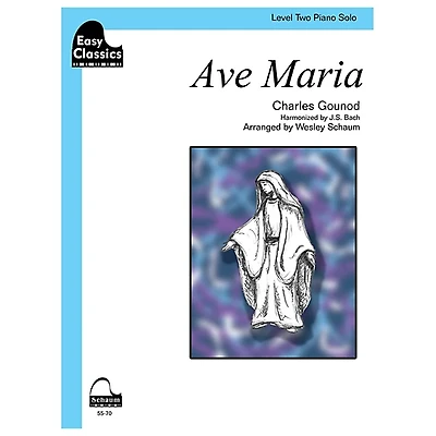 SCHAUM Ave Maria (gounod-bach) Educational Piano Series Softcover