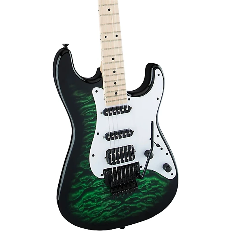 Jackson X Series Signature Adrian Smith SDXQ Electric Guitar Transparent Green