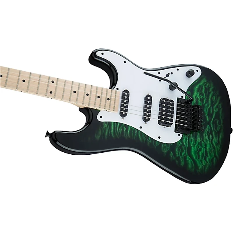Jackson X Series Signature Adrian Smith SDXQ Electric Guitar Transparent Green
