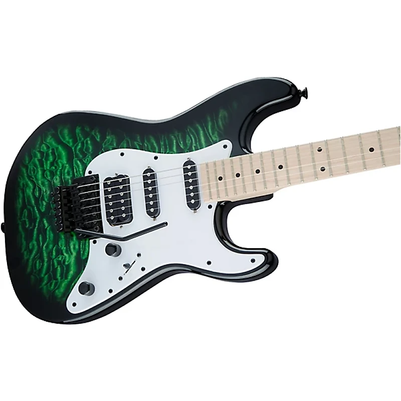 Jackson X Series Signature Adrian Smith SDXQ Electric Guitar Transparent Green