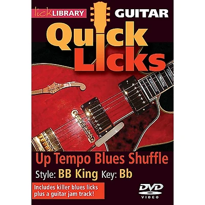 Licklibrary Up Tempo Blues Shuffle - Quick Licks Lick Library Series DVD Written by Stuart Bull