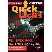 Licklibrary Up Tempo Rock - Quick Licks (Style: Jimmy Page; Key: Am) Lick Library Series DVD Written by Danny Gill