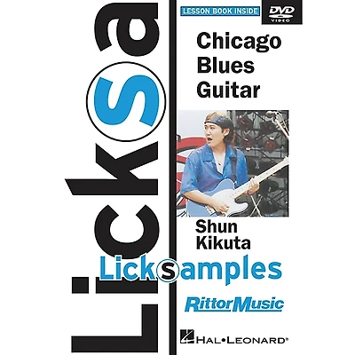 Rittor Music Chicago Blues Guitar (LickSamples) Instructional/Guitar/DVD Series DVD Written by Shun Kikuta
