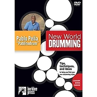 Berklee Press New World Drumming Instructional/Drum/DVD Series DVD Performed by Pablo Peña "Pablitodrum"