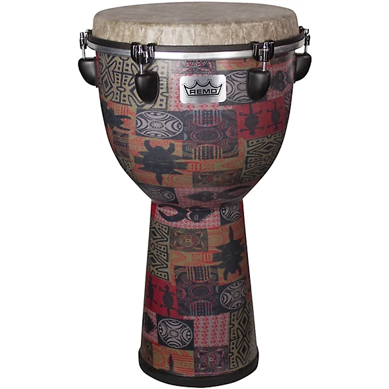 Remo Apex Djembe Drum 12 x 22 in. Red Kinte