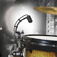 Audio-Technica ATM350D Cardioid Condenser Instrument Microphone with Drum Mounting System (5" Gooseneck)