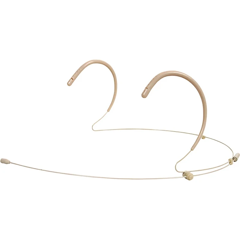Galaxy Audio HSM8 Beige Omni-Directional Dual Ear Headset Microphone for Audio Technica Systems