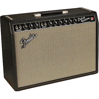Fender '64 Custom Deluxe Reverb 20W 1x12 Tube Guitar Combo Amp - Black