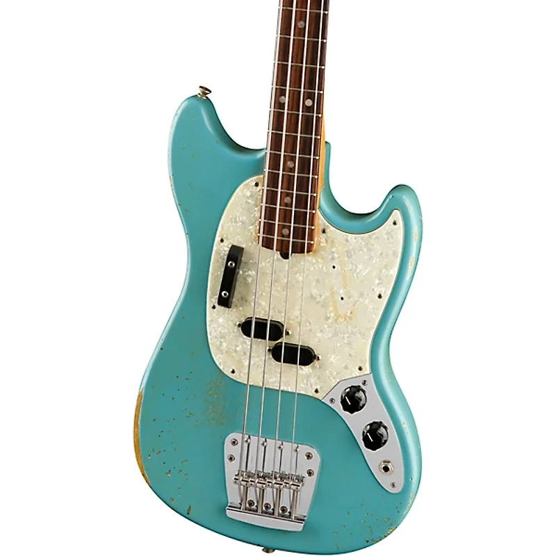 Fender Justin Meldal-Johnsen Road Worn Mustang Electric Bass