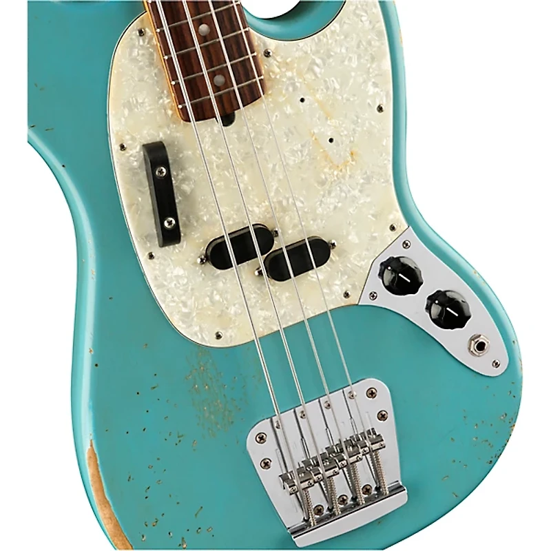 Fender Justin Meldal-Johnsen Road Worn Mustang Electric Bass