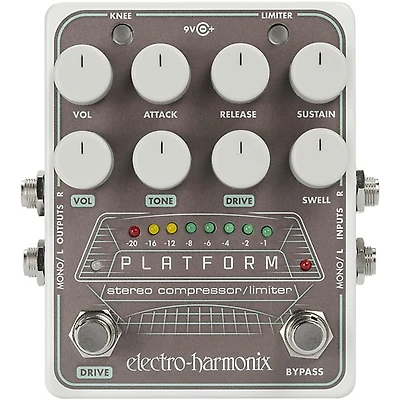 Electro-Harmonix Platform Stereo Compressor/Limiter Pedal