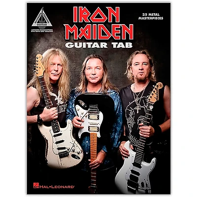 Hal Leonard Iron Maiden - Guitar Tab (25 Metal Masterpieces) Guitar Recorded Version Series Softcover by Iron Maiden