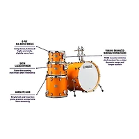 Yamaha Tour Custom Maple 4-Piece Shell Pack With 20" Bass Drum