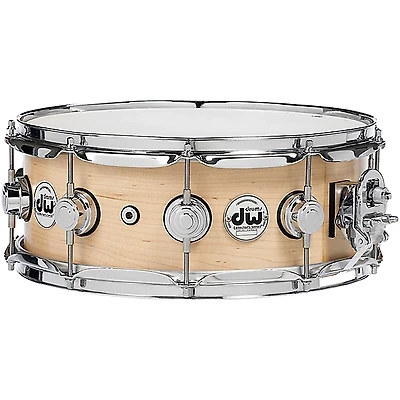 DW Collector's Series Satin Oil Snare Drum 14 x 5 in. Natural with Chrome Hardware
