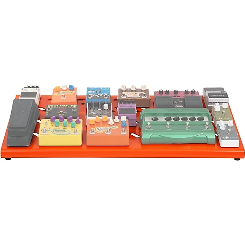 Gator Orange Aluminum Pedalboard XL with Carry Bag