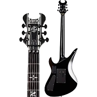 Schecter Guitar Research Synyster Gates Custom-S Electric Guitar Black Pinstripes