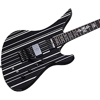 Schecter Guitar Research Synyster Gates Custom-S Electric Guitar Black Pinstripes