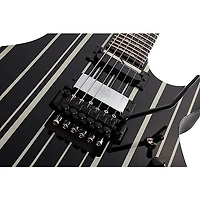Schecter Guitar Research Synyster Gates Custom-S Electric Guitar Black Pinstripes