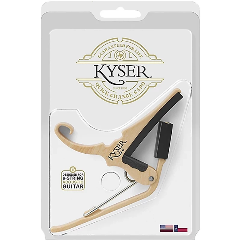 Kyser Quick-Change Capo in Maple Finish