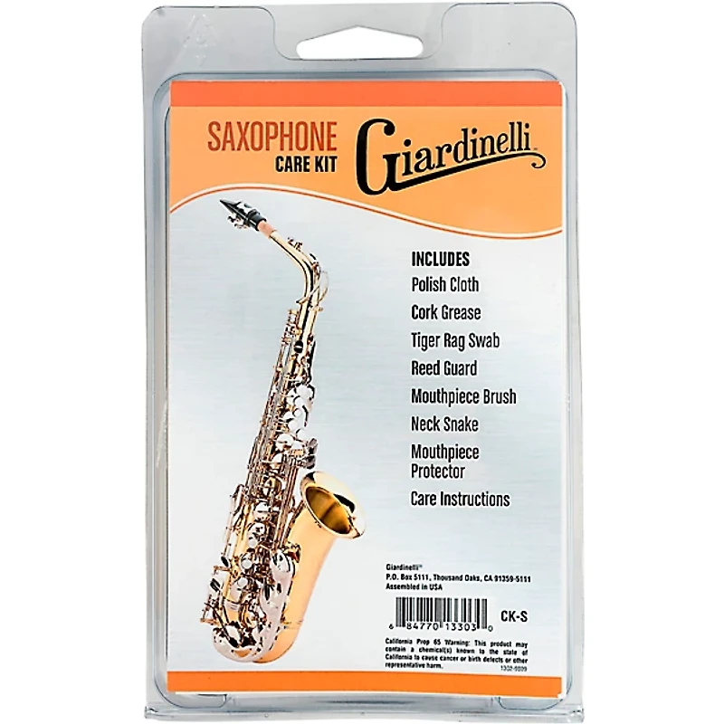 Giardinelli Sax Care Kit Instrument Maintenance