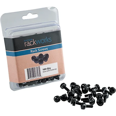 Gator Gator GRW-SCRW100 Rack Screws - 100 Pack