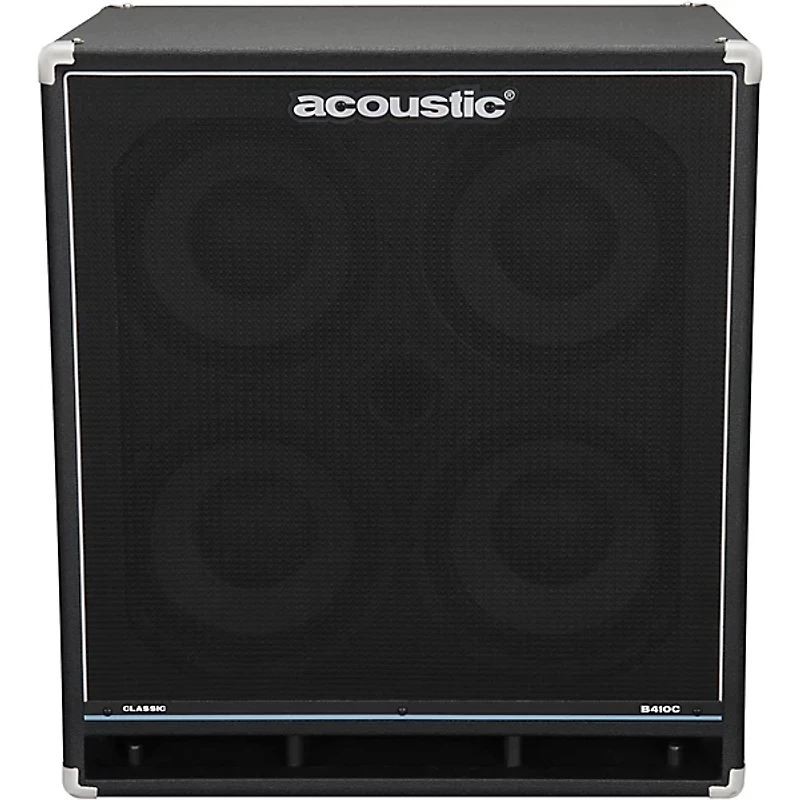 Acoustic B410C Classic 400W 4x10 Bass Speaker Cabinet Black