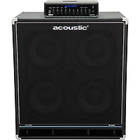 Acoustic B410C Classic 400W 4x10 Bass Speaker Cabinet Black