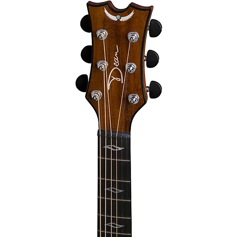 Dean Exhibition Koa Acoustic-Electric Guitar Natural