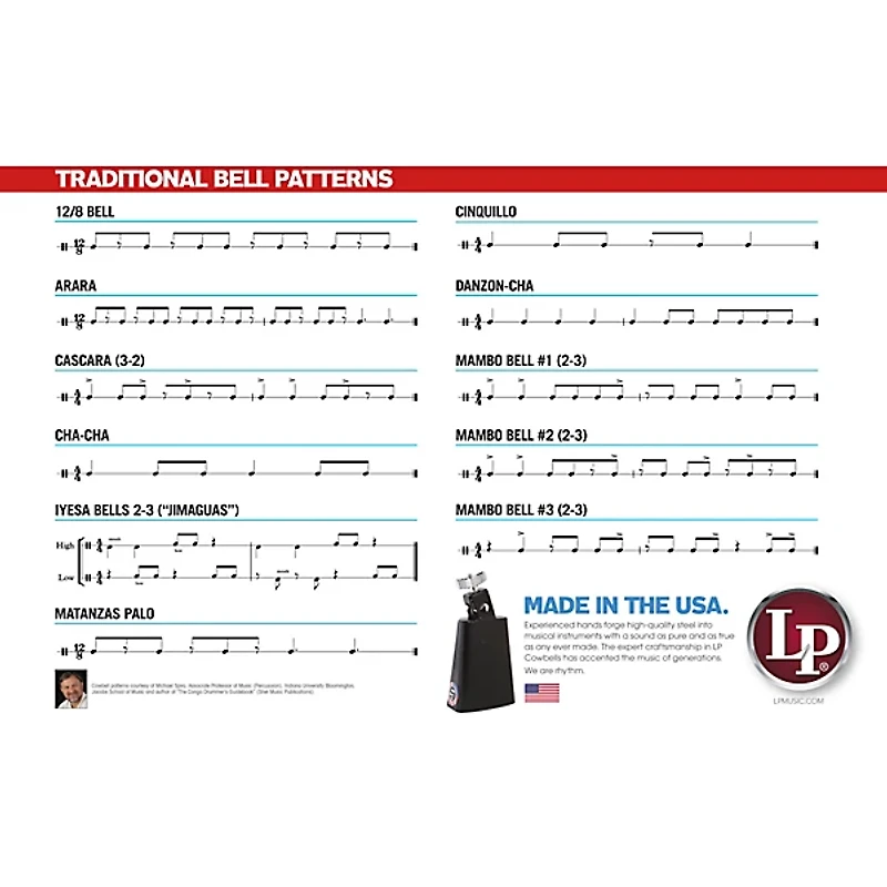 LP Collect-A-Bell Cowbell Cuba 5 in.