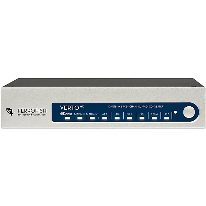 Ferrofish Verto MX MADI to Dante Converter