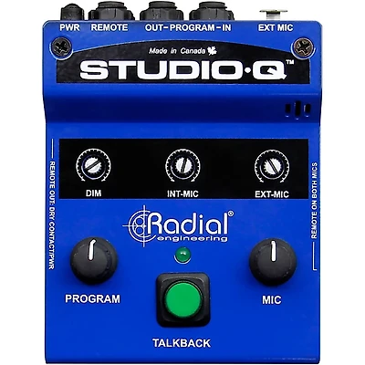 Radial Engineering Studio-Q Desktop Cue & Talkback Controller