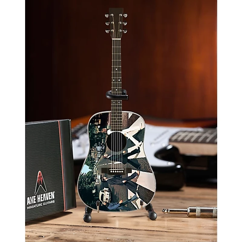 Axe Heaven Abbey Road Fab Four Tribute Mini Acoustic Guitar Replica