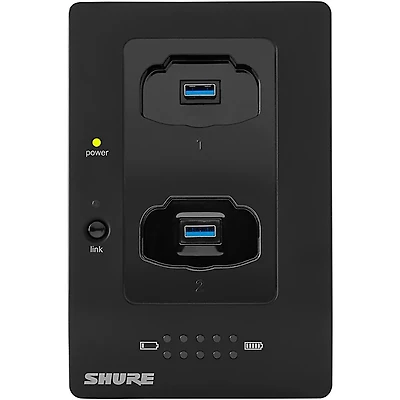 Shure MXWNCS2 Microflex 2-Channel Networked Charging Station