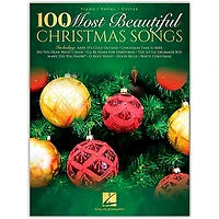 Hal Leonard 100 Most Beautiful Christmas Songs Piano/Vocal/Guitar Songbook