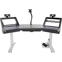 Argosy Halo Ultimate Workstation Desk With Original Hautelink Pattern Desktop