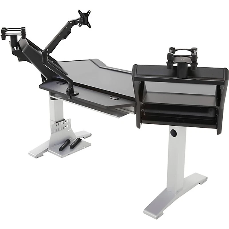 Argosy Halo Ultimate Workstation Desk With Original Hautelink Pattern Desktop