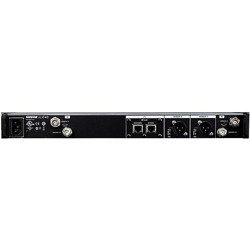 Shure ULXD4D Dual-Channel Digital Wireless Receiver
