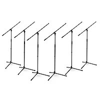 Musician's Gear Tripod Boom Microphone Stand 6-Pack Black