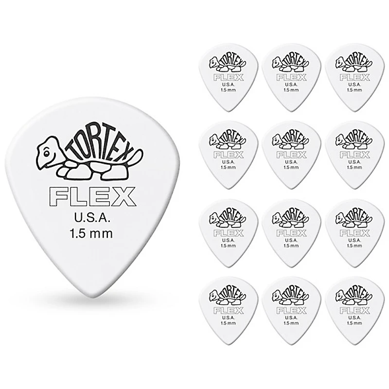 Dunlop 468 Tortex Flex Jazz III Picks