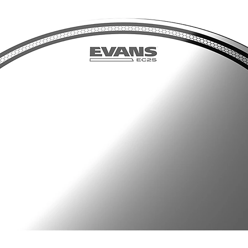 EVANS EC2S Clear Tom Heads With Free 14" HD Dry Snare Head