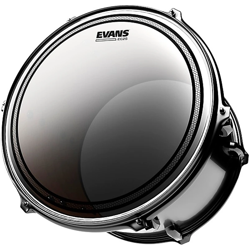 EVANS EC2S Clear Tom Heads With Free 14" HD Dry Snare Head