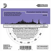 D'Addario EJ13-3D 80/20 Bronze Custom Light Acoustic Guitar Strings 3-Pack