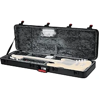 Gator TSA ATA Molded Electric Bass Guitar Case with LED Ligh